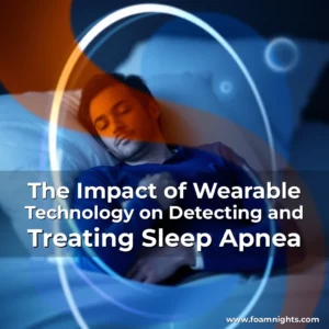 Artistic representation for The Impact of Wearable Technology on Detecting and Treating Sleep Apnea