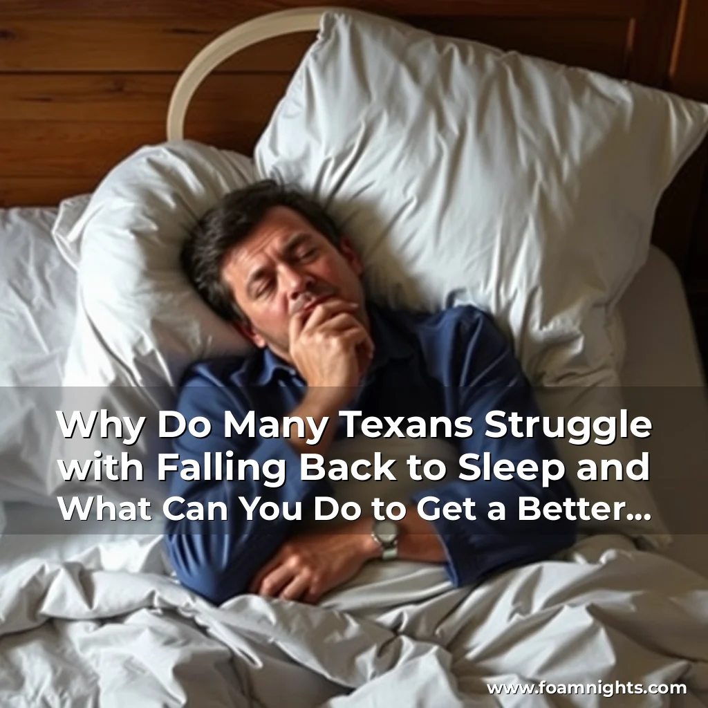 Read more about the article Why Do Many Texans Struggle with Falling Back to Sleep and What Can You Do to Get a Better Night’s Rest in West Texas?