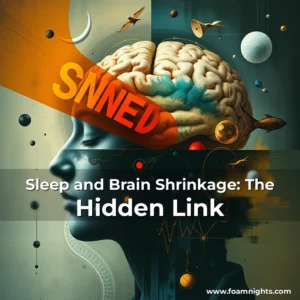 Artistic representation for Sleep and Brain Shrinkage: The Hidden Link