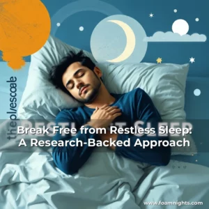 Artistic representation for Break Free from Restless Sleep: A Research-Backed Approach