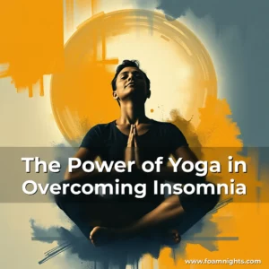 Artistic representation for The Power of Yoga in Overcoming Insomnia