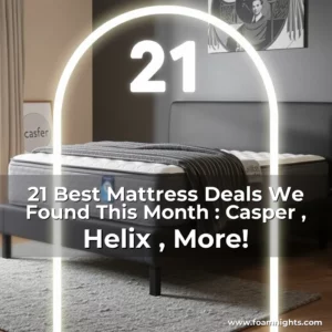 Artistic representation for 21 Best Mattress Deals We Found This Month : Casper , Helix , More!