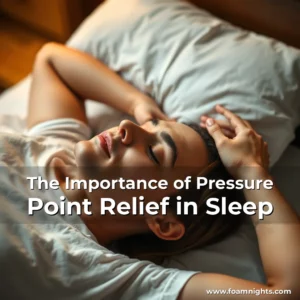 Artistic representation for The Importance of Pressure Point Relief in Sleep