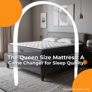 Artistic representation for The Queen Size Mattress: A Game Changer for Sleep Quality
