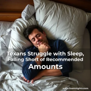 Artistic representation for Texans Struggle with Sleep, Falling Short of Recommended Amounts