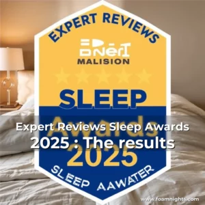Artistic representation for Expert Reviews Sleep Awards 2025 : The results
