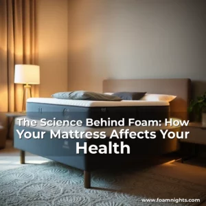 Artistic representation for The Science Behind Foam: How Your Mattress Affects Your Health