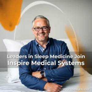 Artistic representation for Leaders in Sleep Medicine Join Inspire Medical Systems
