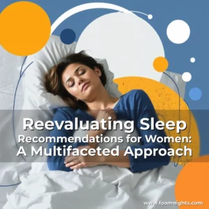 Artistic representation for Reevaluating Sleep Recommendations for Women: A Multifaceted Approach