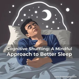 Artistic representation for Cognitive Shuffling: A Mindful Approach to Better Sleep