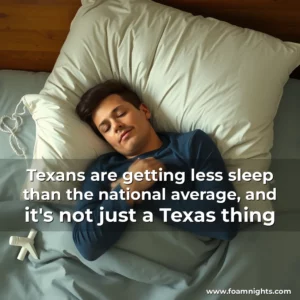 Artistic representation for Texans are getting less sleep than the national average, and it's not just a Texas thing