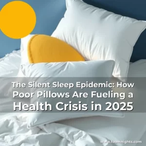 Artistic representation for The Silent Sleep Epidemic: How Poor Pillows Are Fueling a Health Crisis in 2025