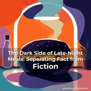 Artistic representation for The Dark Side of Late-Night Meals: Separating Fact from Fiction