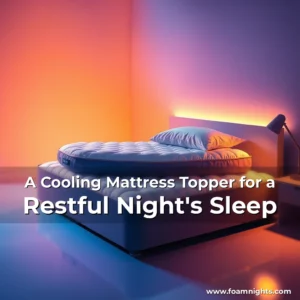 Artistic representation for A Cooling Mattress Topper for a Restful Night's Sleep