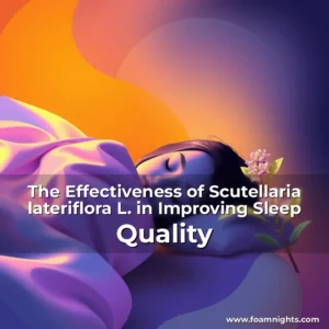 Artistic representation for The Effectiveness of Scutellaria lateriflora L. in Improving Sleep Quality