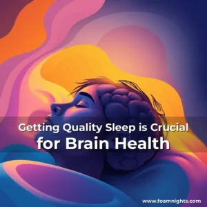 Artistic representation for Getting Quality Sleep is Crucial for Brain Health