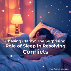 Artistic representation for Chasing Clarity: The Surprising Role of Sleep in Resolving Conflicts