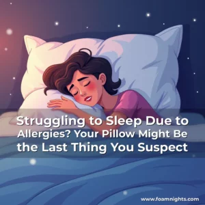 Artistic representation for Struggling to Sleep Due to Allergies? Your Pillow Might Be the Last Thing You Suspect
