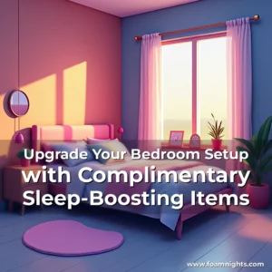 Artistic representation for Upgrade Your Bedroom Setup with Complimentary Sleep-Boosting Items