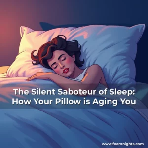 Artistic representation for The Silent Saboteur of Sleep: How Your Pillow is Aging You