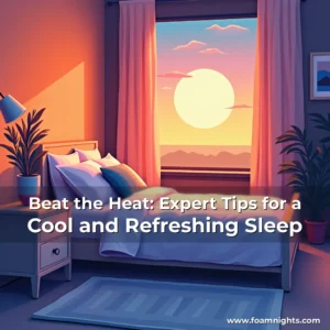 Artistic representation for Beat the Heat: Expert Tips for a Cool and Refreshing Sleep