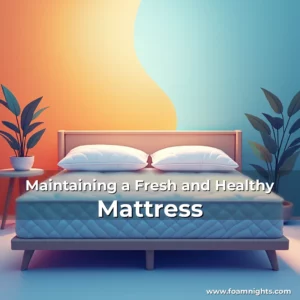 Artistic representation for Maintaining a Fresh and Healthy Mattress