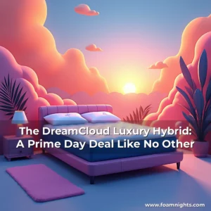Artistic representation for The DreamCloud Luxury Hybrid: A Prime Day Deal Like No Other