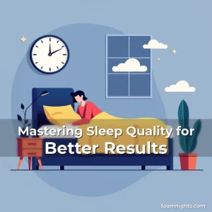 Artistic representation for Mastering Sleep Quality for Better Results