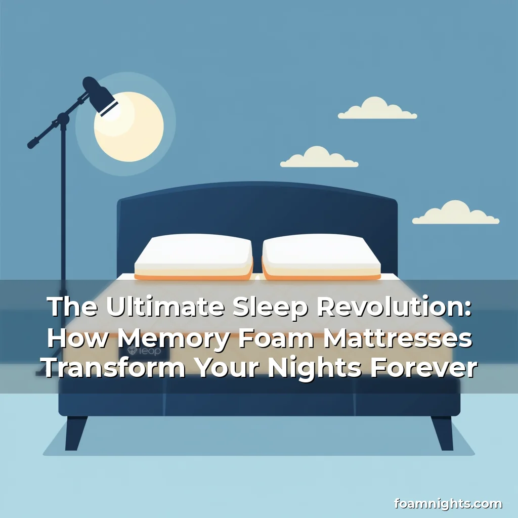 Read more about the article The Ultimate Sleep Revolution: How Memory Foam Mattresses Transform Your Nights Forever