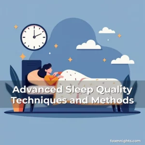Artistic representation for Advanced Sleep Quality Techniques and Methods
