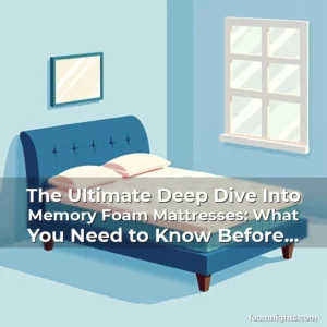 Artistic representation for The Ultimate Deep Dive Into Memory Foam Mattresses: What You Need to Know Before Buying