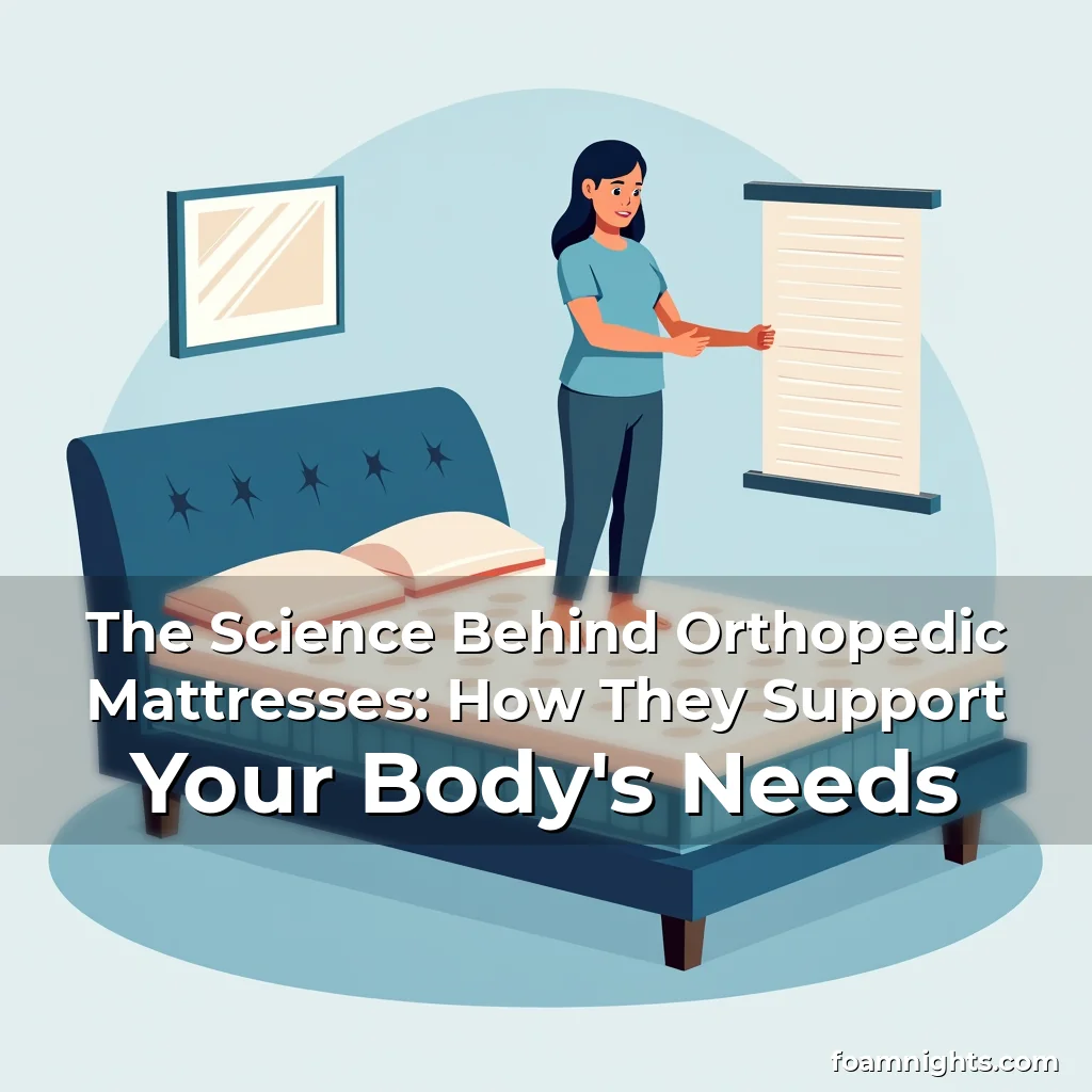 Read more about the article The Science Behind Orthopedic Mattresses: How They Support Your Body’s Needs