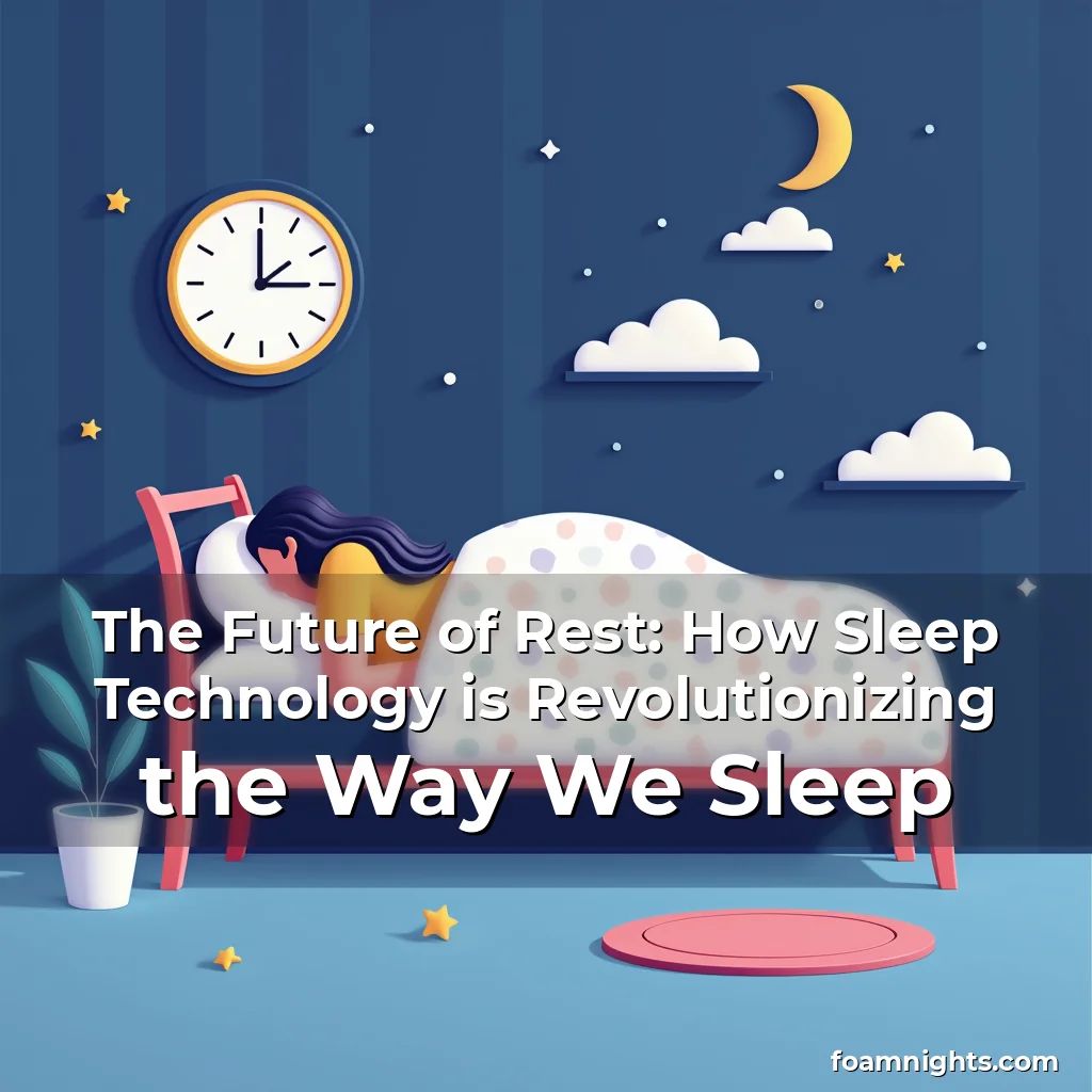 Read more about the article The Future of Rest: How Sleep Technology is Revolutionizing the Way We Sleep