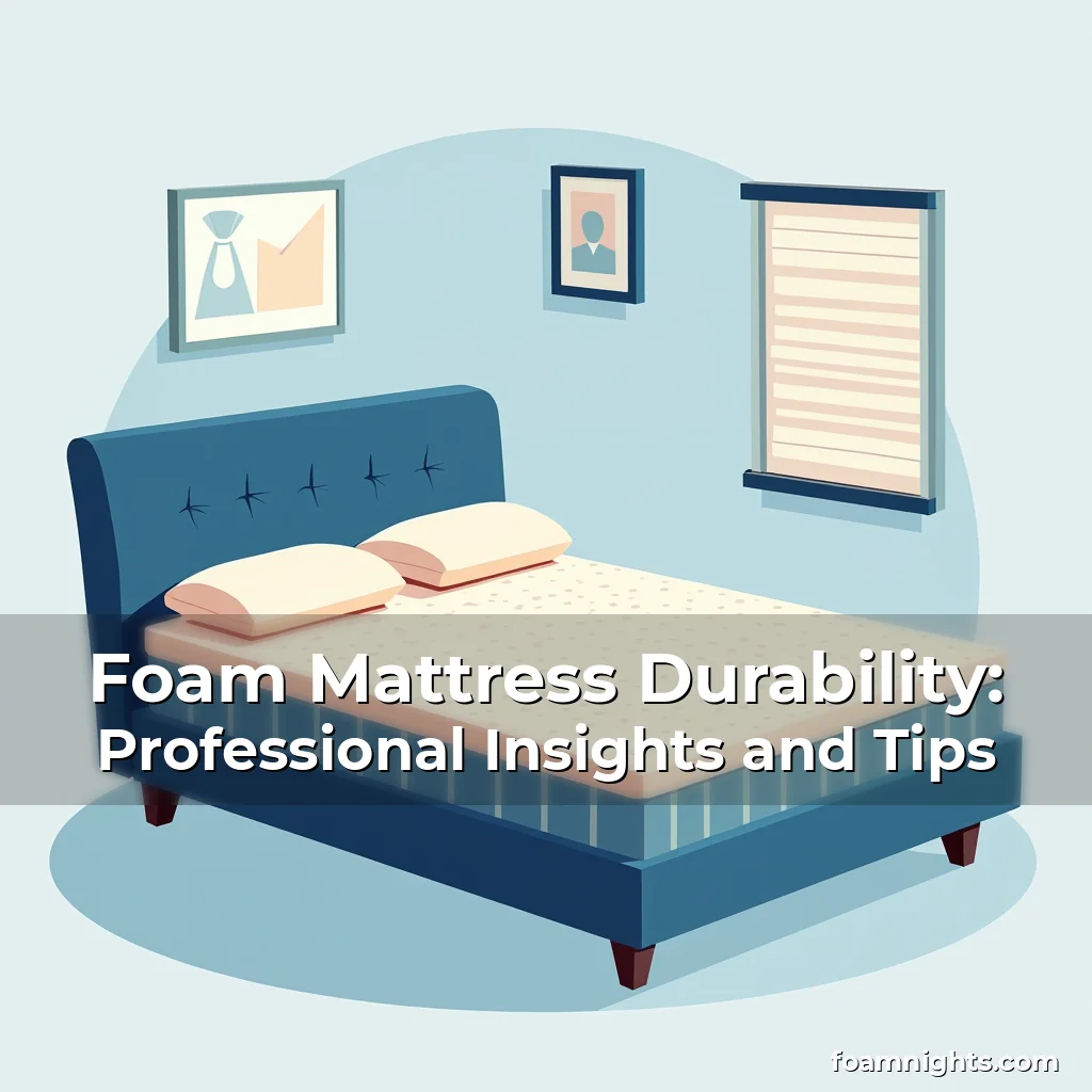 Read more about the article Foam Mattress Durability: Professional Insights and Tips