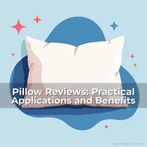 Artistic representation for Pillow Reviews: Practical Applications and Benefits