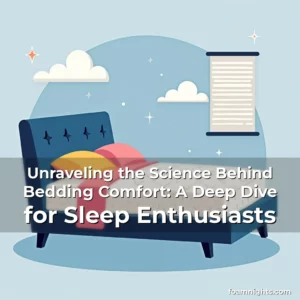 Artistic representation for Unraveling the Science Behind Bedding Comfort: A Deep Dive for Sleep Enthusiasts
