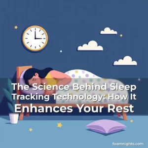 Artistic representation for The Science Behind Sleep Tracking Technology: How It Enhances Your Rest
