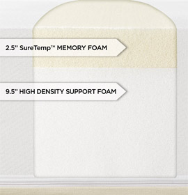 Sleep Innovations Memory Foam Mattress with 20-Year Warranty